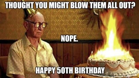 40 Funny 50th Birthday Memes For Oldies