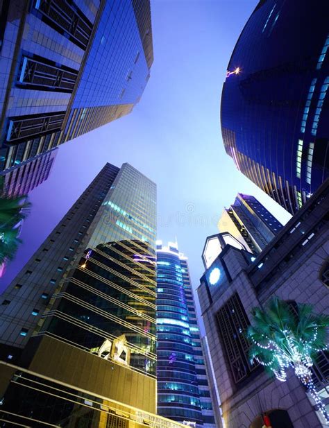 Skyscraper In Hong Kong Stock Photo Image Of Facade 38455182