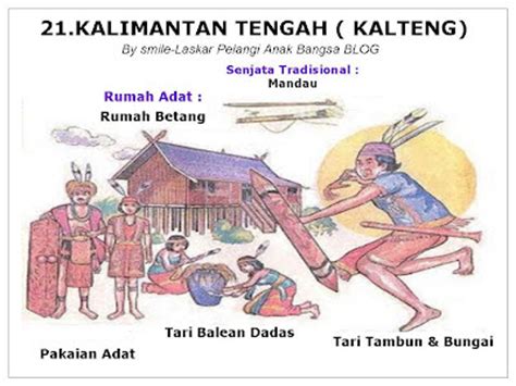 provinsi  indonesia lengkap  pakaian tarian rumah adat senjata tradisionalsuku