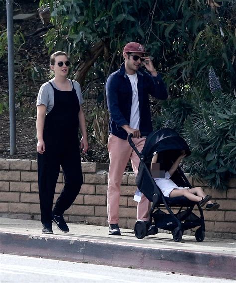 Leighton Meester Puts Big Baby Bump On Display During Walk With Husband