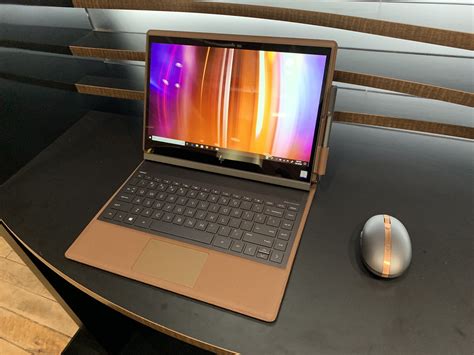 Hp Spectre Folio Convertible Trades In Aluminum For Premium Leather