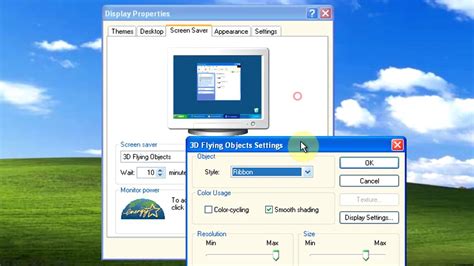 Windows XP: How To Set Screen Saver 