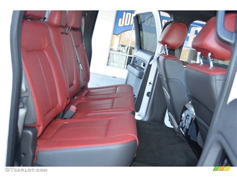 Limited Unique Red Leather Interior 2013 Ford F150 Limited Supercrew