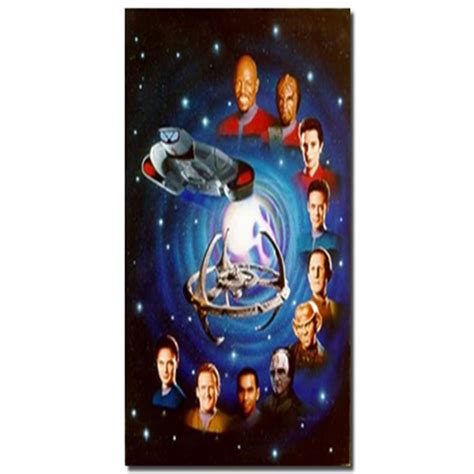 Star Trek Deep Space 9 Ds9 Cast 27 X 37 Litho Etsy
