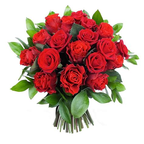 A Beautiful Bunch Of Red Roses Fleurs De La Sagesse