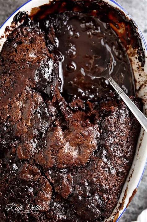 Hot Fudge Chocolate Pudding Cake Cafe Delites