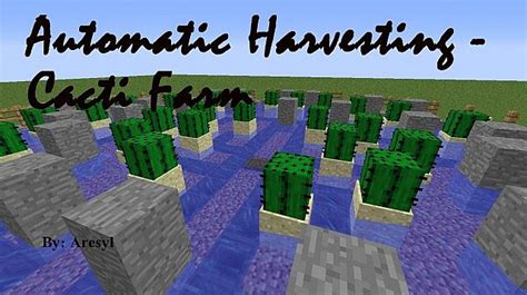 Each new version of the game in the 1.14.x interval comes with new fixes and improvements , this time the list is really impressive and the stability of the game is noticeable immediately after the game start. Automatic Cactus Farm (Download Available) Minecraft Map