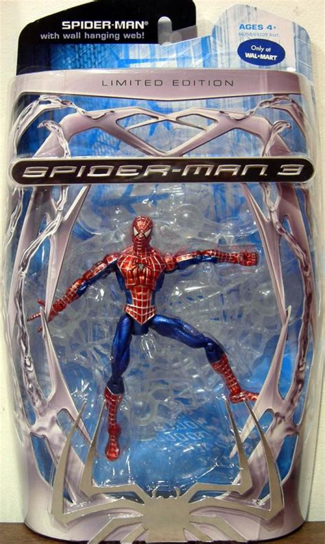Spider Man Action Figure With Wall Hanging Web Limited Edition