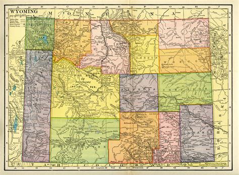 Cities In Wyoming Map Map Of Western Hemisphere