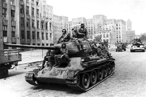 A T 34 85 Tank From The 2nd Guards Tank Corps Minsk July 1944 This