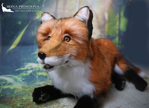 Fox Plush Toy For Example For Order Stuffed Fox Soft Etsy