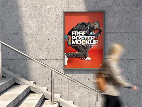 Free Urban Vertical Poster Mockup Ocean Mockups