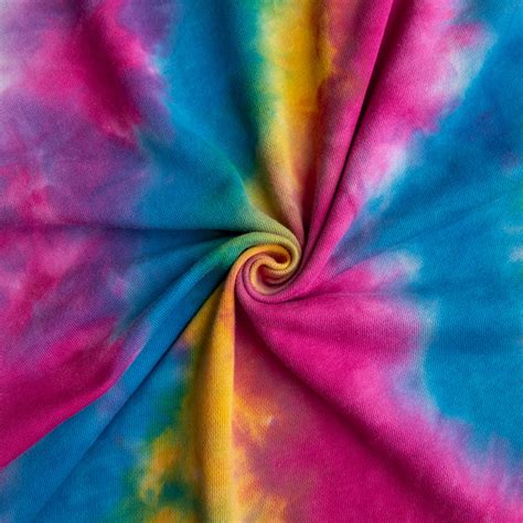 Us 1800 260 270g Tie Dye French Terry Fabric