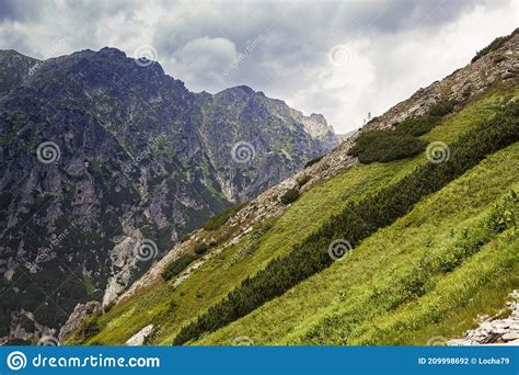 Mountain Landscape In The Tatra National Park Stock Photo Image Of