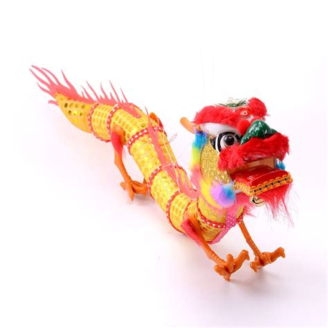 Model Plush Toy Puppet Dragon With Thread Marionette Chinese Dragon