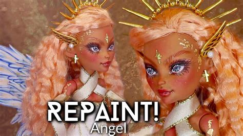 Repaint Angel Monster High G3 Cleo De Nile Ooak Custom Doll Tutorial