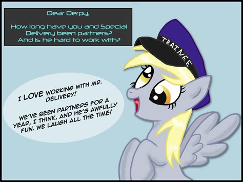 Ask Derpy And Delivery Partners By Knight Of Bacon On Deviantart