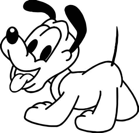 Baby Pluto Coloring Pages Coloring Pages