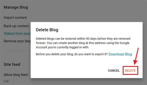 How To Delete Your Blogger Blog Permanently Meer S World