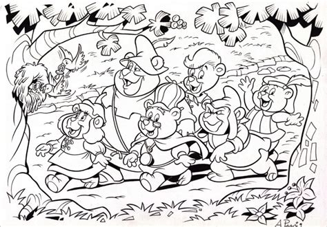 gummi bears coloring pages