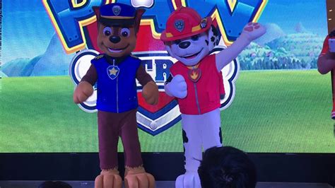 Paw Patrol 2017 Meet And Greet Live Event W Chase And Marshall Keiths Toy Box Video