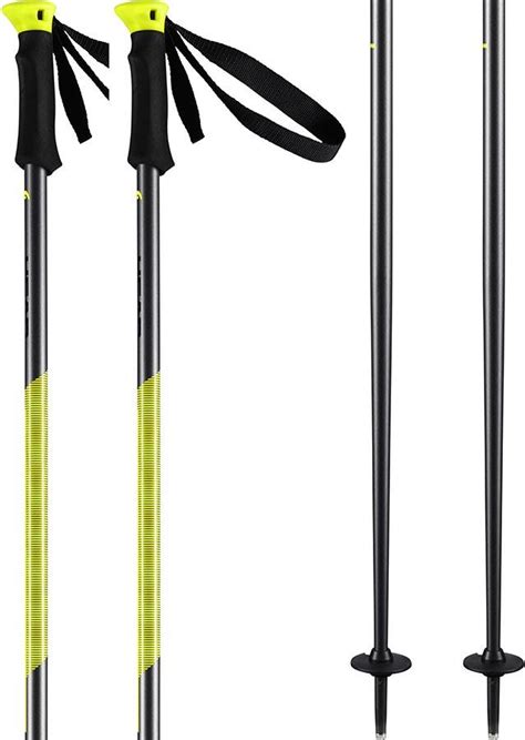Head Multi S Ski Poles 115cm Anthraciteneon Yellow