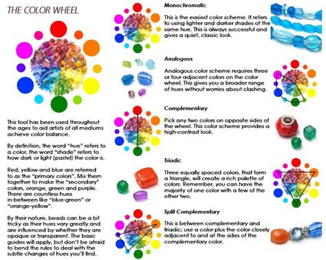 Beading Color Wheel From Cousin Jewelry Making Tutorials Diy