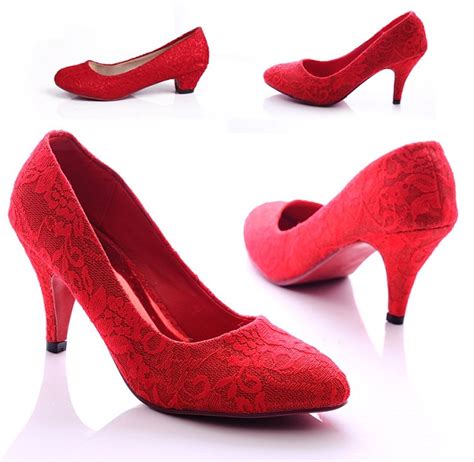Red Dress Shoes For Everyone Red Lace Dress