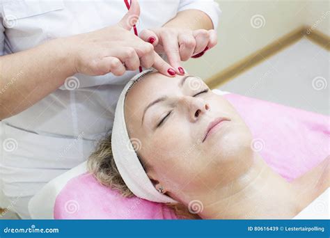Process Of Massage And Facials Stock Image Image Of Hands Facial 80616439
