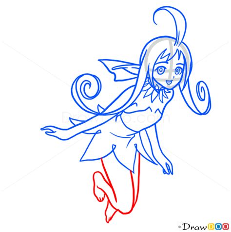 How To Draw Anime Fairie 3 Fairies