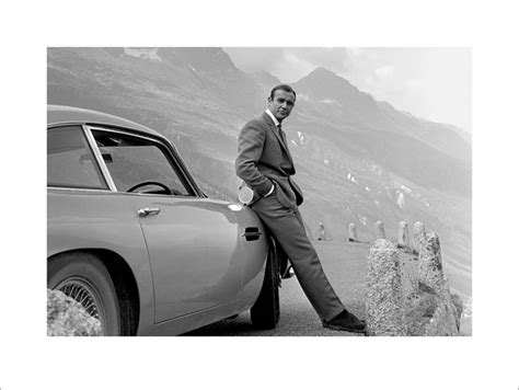 James Bond Aston Martin Pre Framed Art Print The Art Group