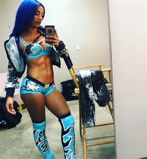 WWE S Sasha Banks Shows Off Some Serious Abs By The Pool Following Recent Success On The