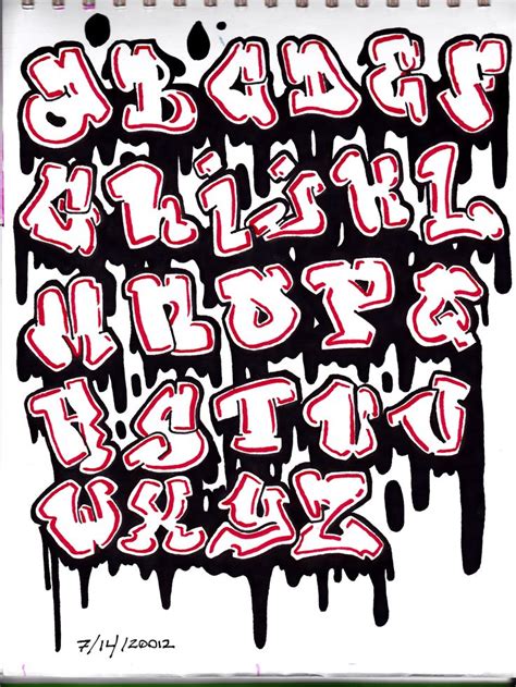 Graffiti Font Graffiti Lettering Graffiti Writing Graffiti Alphabet