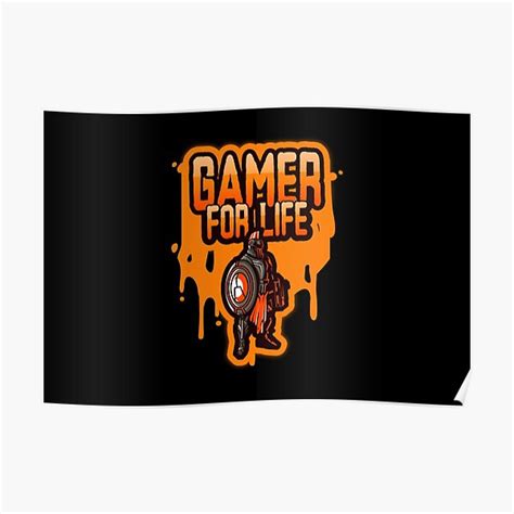 Gamer For Life With Paint Spartan Poster For Sale By Privarshu