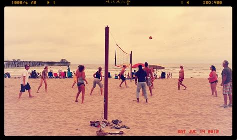 Volleyball Beach Time By