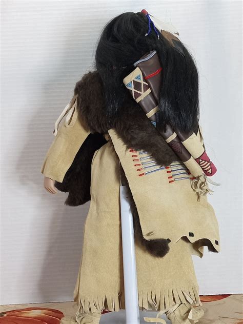 native american porcelain doll etsy