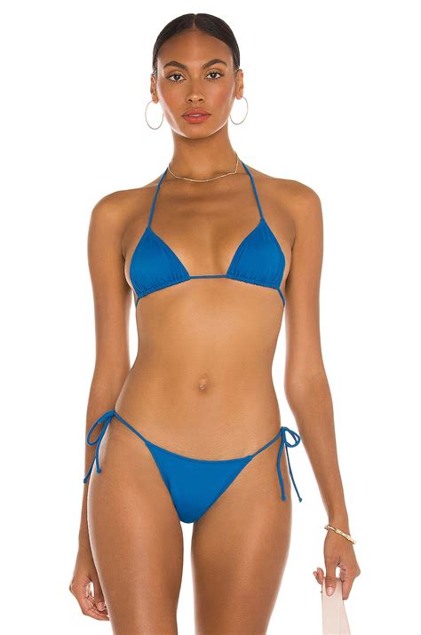 Tropic Of C Praia Bikini Top In Riad Python REVOLVE