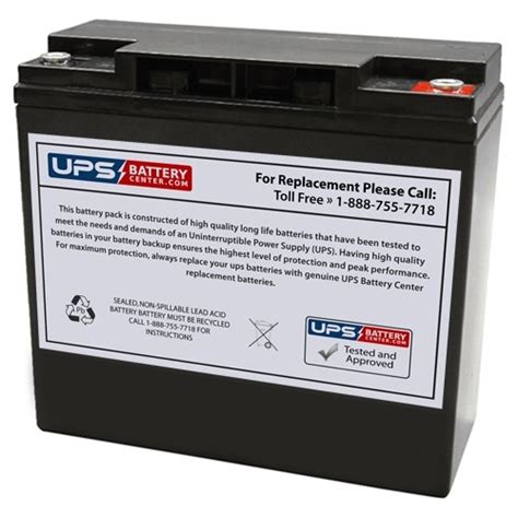 Intact Block Power Bp12 24n 12v 22ah Battery With M5 Terminals