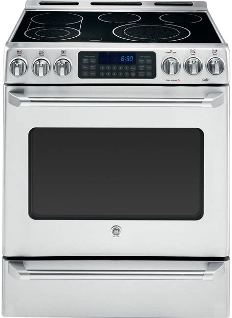 GE CS980STSS 30 Inch Slide-in Electric Range with True Convection ...