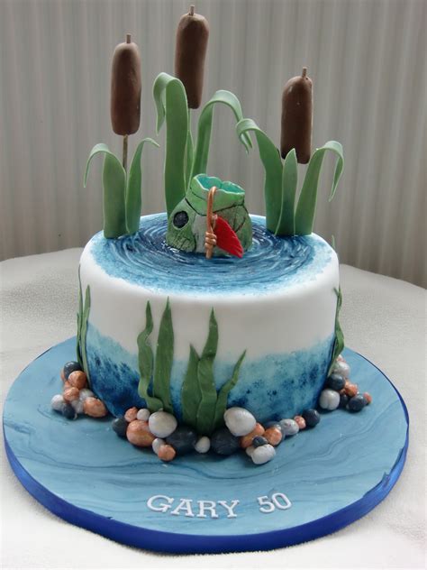 See more ideas about fondant fish, fish cake, fish cake birthday. Fishing Cake - CakeCentral.com