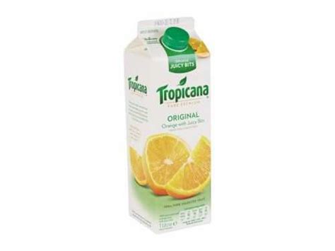 Tropicana Original Orange Juice Carton 850ml Creamline