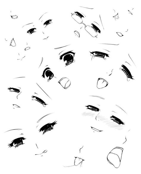 Expressions And Mouths By Forgotten Wings On Deviantart Anime Faces