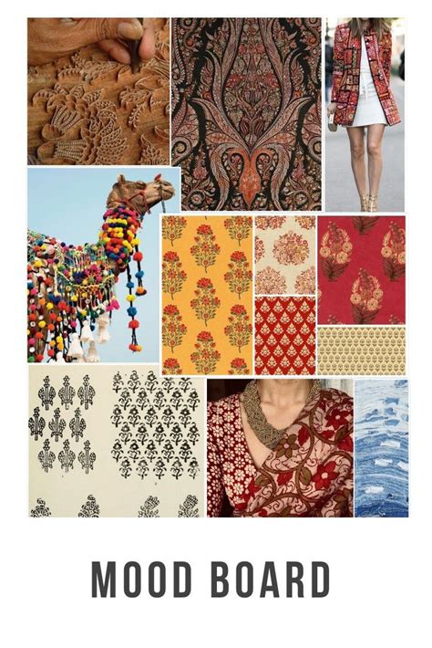 Indian Patters And Printsmood Board Canvavee ️ Mood Board Prints