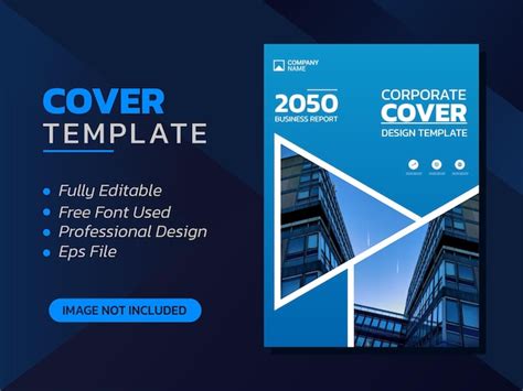 Premium Vector Professional Corporate Book Cover Template