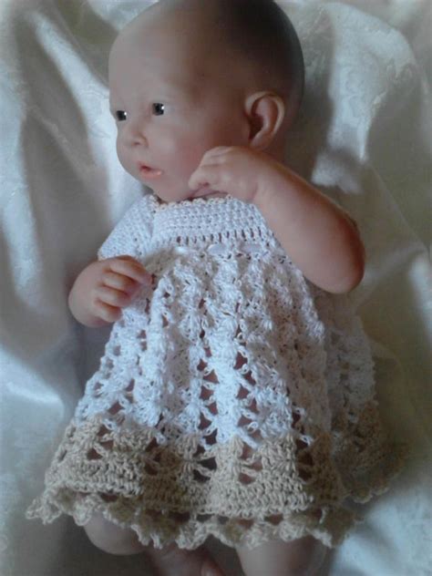 Some of the best doll crochet and clothing for your dolls can be found online. Free Doll Crochet Thread Dress Gown Pattern for Berenguer ...