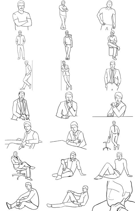 Male Poses 21 Sample Poses To Get You Started Photographing Men