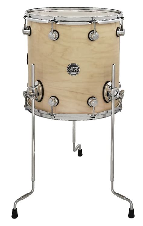 Dw Performance Floor Tom 14x14 Natural Lacquer Reverb