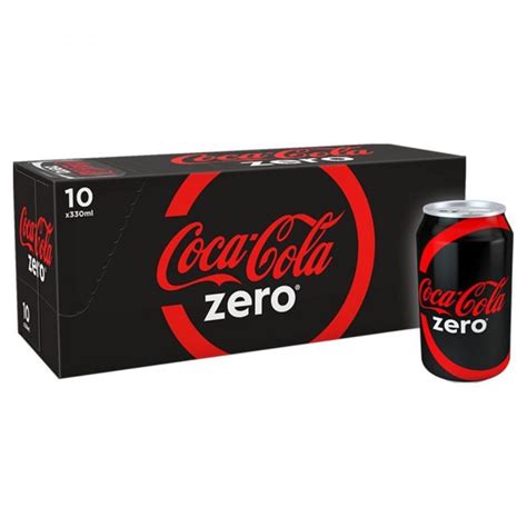 Coca Cola Zero Fridge Pack 10 X 330ml Approved Food
