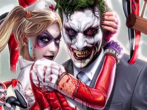 Can you complete the harley quinn and joker challenge? Joker & Harley Quinn Vs Deadpool & Domino Wallpaper Hd ...