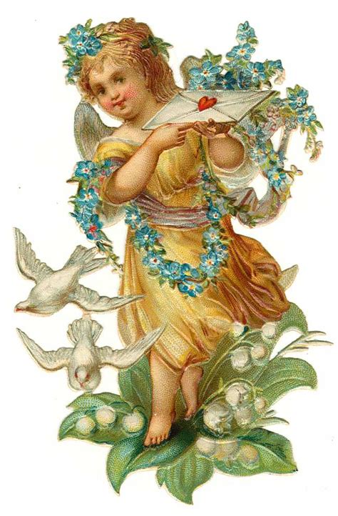 Cards Scrapbooking And Art Vintage Angel And Fairies 30